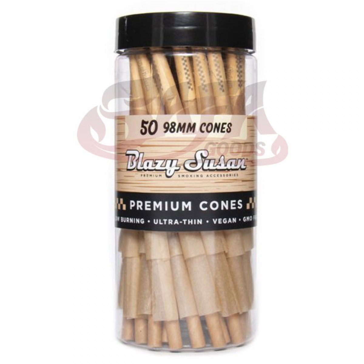 Blazy Susan - Pre Rolled Cones - Unbleached Cones 98mm
